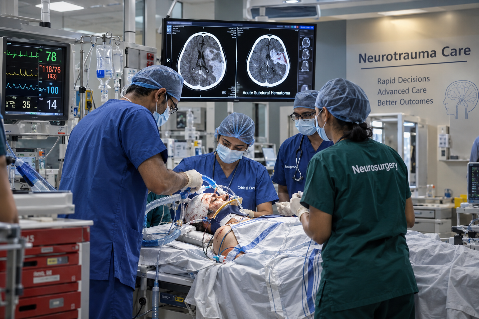 Neurotrauma management neurocure severe headinjury neurotrauma management in emergency